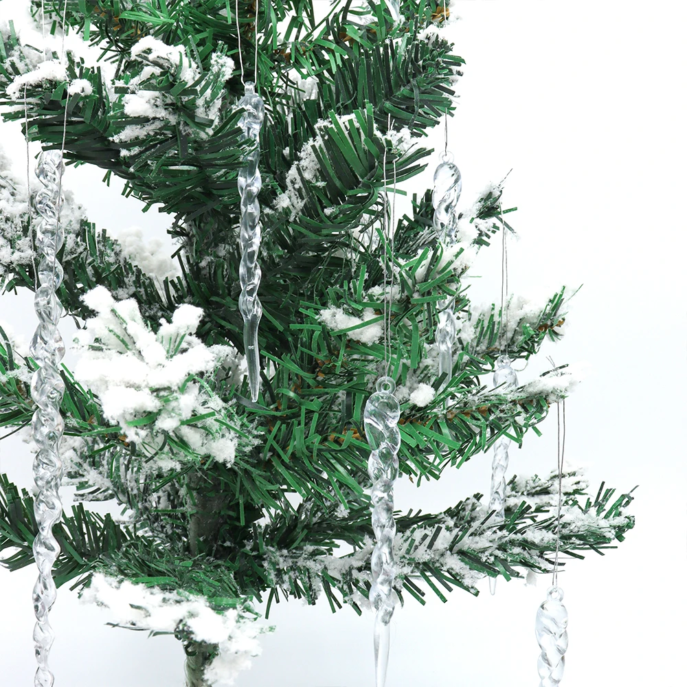 1 Ensemble De Pendentifs De Sapin De Noël, Fausse Glace, Décorations De