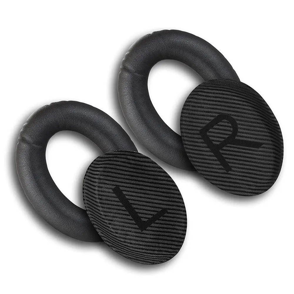 VEKEFF Sheepskin Leather Replacement Memory Foam Earpads for BOSE QC2 QC15 AE2 i QC25 QC35 Headphones Ear Pads Cushions