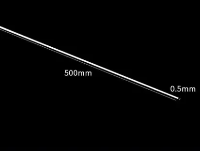 0.5-10mm White Round Stick ABS Plastic Model Toy Length 50cm Sand Table DIY Diorama Landscape Architecture Trains 8