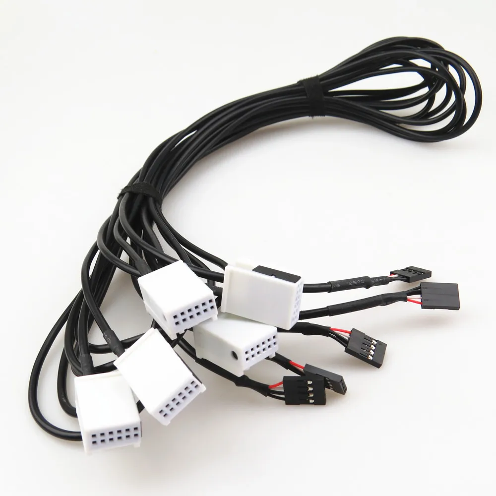 Кабельный разъем FHAWKEYEQ Qty 5 AUX для VW Golf MK6 Jetta MK5 Scirocco RCD510 RCD310 RNS315 5KD 035 724 A 5KD035724A|car aux|aux