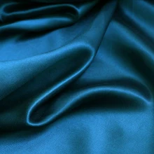 100 см* 112 см Элегантное свадебное платье ткань натуральный шелк хлопок Шармез атласный материал павлин синий