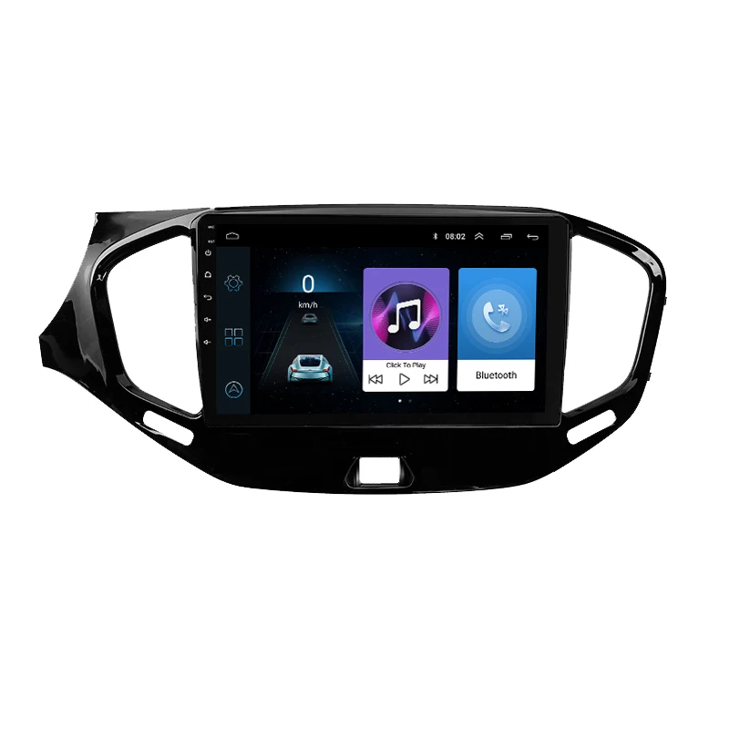 Android 8,1 Автомобильный Радио Видео плеер для Lada VESTA- с автомобильный dvd мультимедийный плеер и gps навигация поддержка карта - Цвет: VESTA
