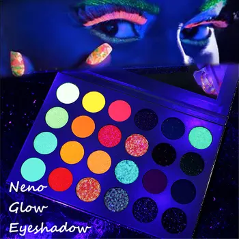 

24 Color Eyeshadows Luminous Eye Shadow Waterproof Makeup Pallete Lasting Eye Makeup Portable Shadow Palette Eyeshadow Glitter