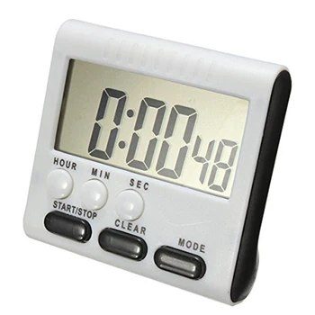 

Digital egg timer / kitchen timer with loud alarm, up and down function, netic stand, Black