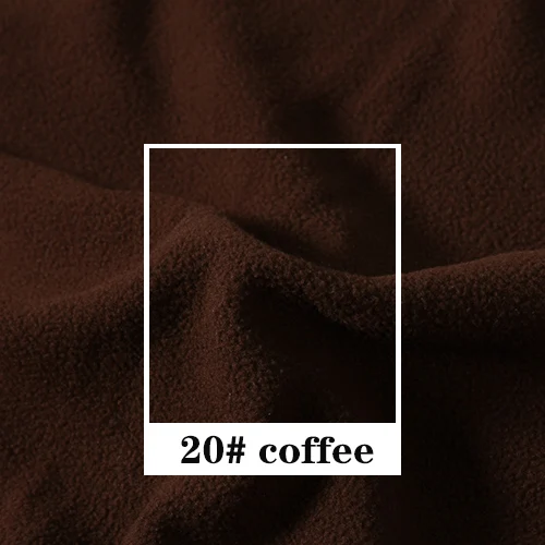 coffee 160X50 см мягкий стрейч флис ткань для платья пижамы одеяло домашняя плюшевая игрушка "сделай сам" аксессуары ткань для украшения - Цвет: coffee