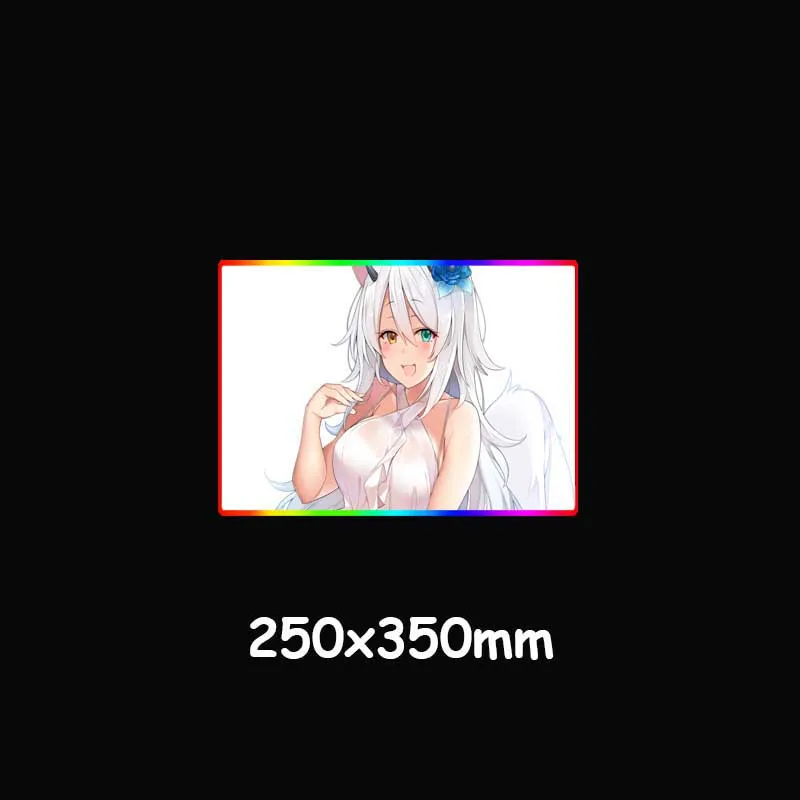 XGZ заказной большой RGB коврик для мыши черный замок край аниме милый Синий Розовый Ангел компьютерный стол коврик резиновый нескользящий для Csgo Dota Gamer