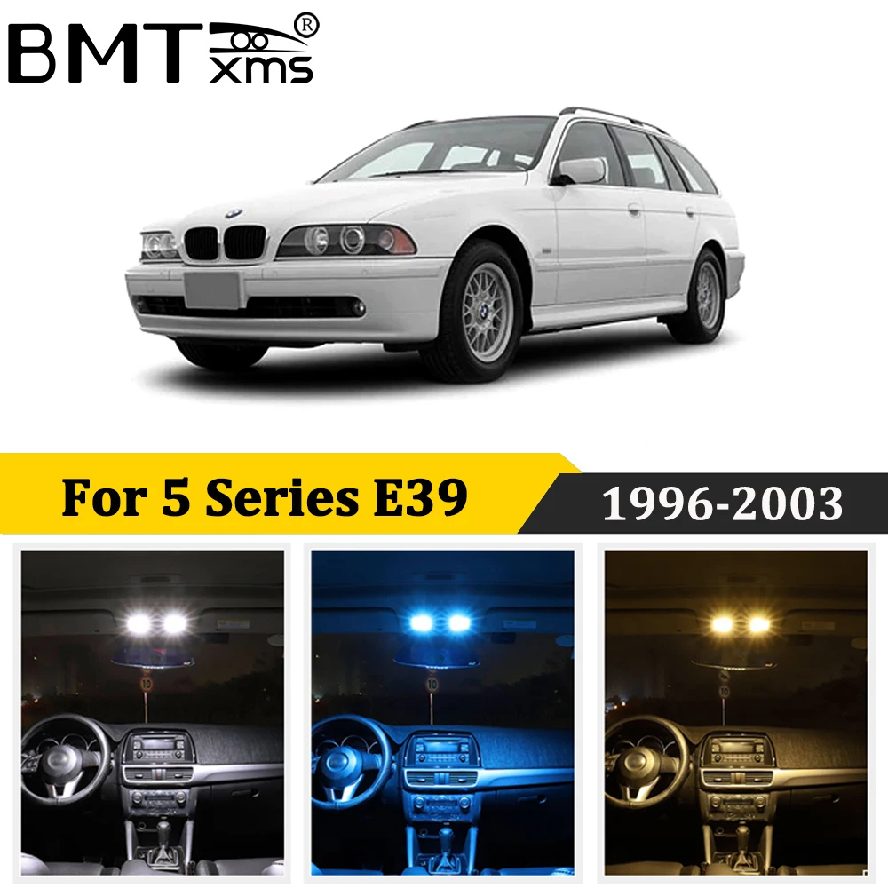 BMTxms 26 шт. Canbus для BMW 5 серия M5 E39 520i 520d 523i 525d 1996 2003 универсал Touring Светодиодная лампа