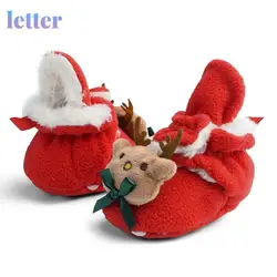 1 par bom infantil chinelos festival ambience respirável prático bebê sapatos de inverno adorável infantil chinelos quentes