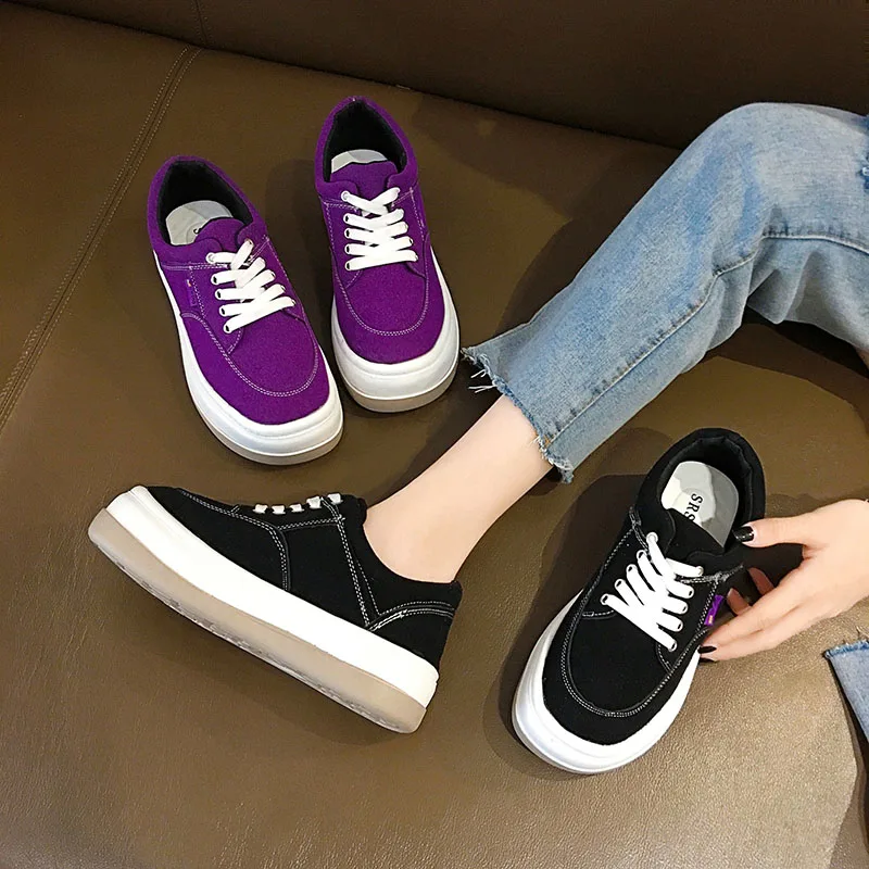 

Round Toe 2019 Women Shoes Modis Espadrilles Platform Creepers Autumn Casual Female Sneakers Dress Cross Cute Clogs Small Fall