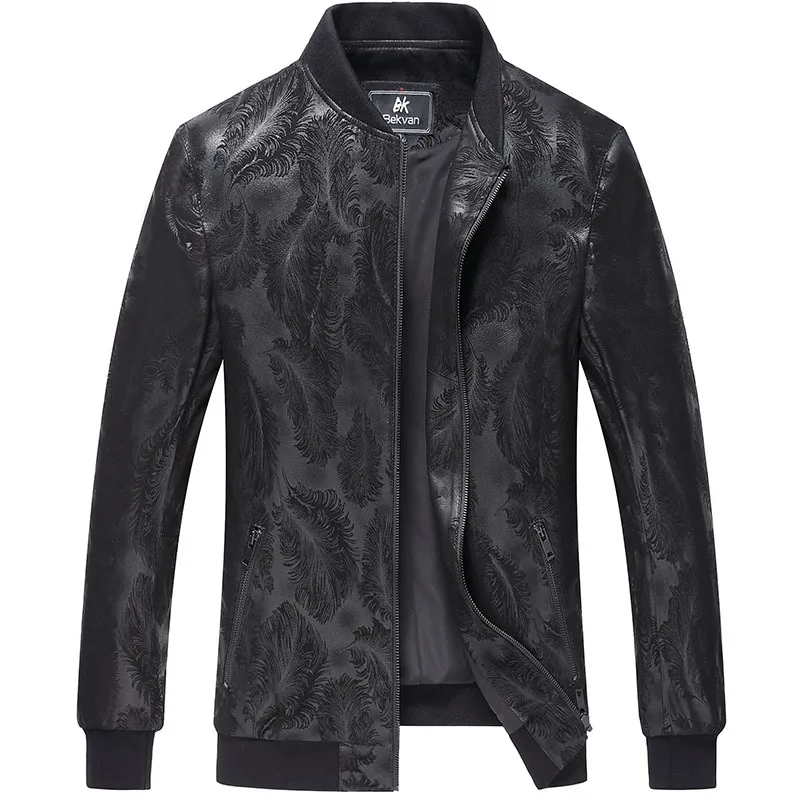 

2020 Genuine Leather Jacket Men Spring Autumn 100% Sheepskin Coat Plus Size Bomber Jacket Blouson Cuir Homme 4779 KJ1937