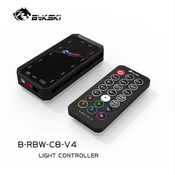 

Bykski 5V 12V AURA Symphony Lighting Controller 1 Drag (8+4) Motherboard SYNC Remote Controller