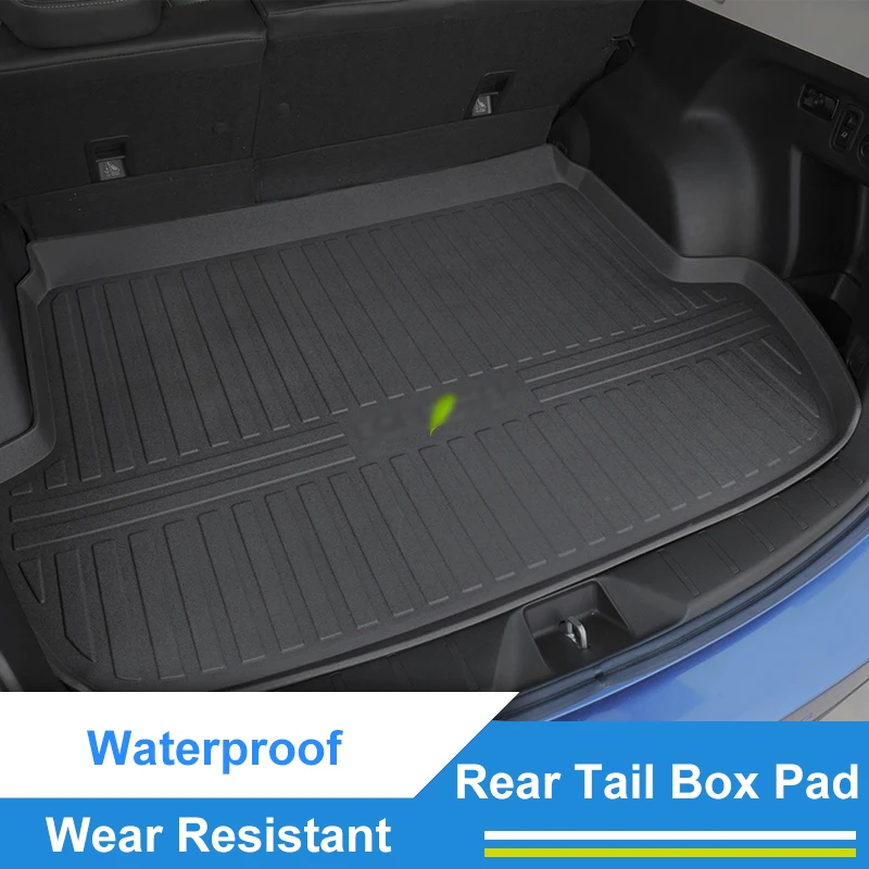 QHCP Car Trunk Mats Waterproof TPE Cargo Liner Tray Rubber Pads Fit For