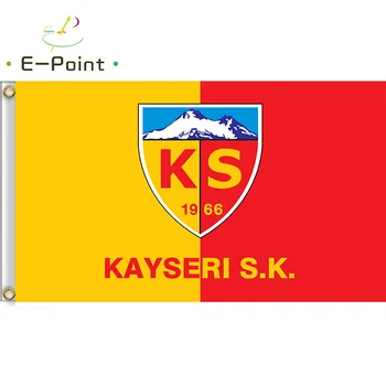 

Turkey Kayseri SK 3ft*5ft (90*150cm) Size Christmas Decorations for Home Flag Banner Gifts