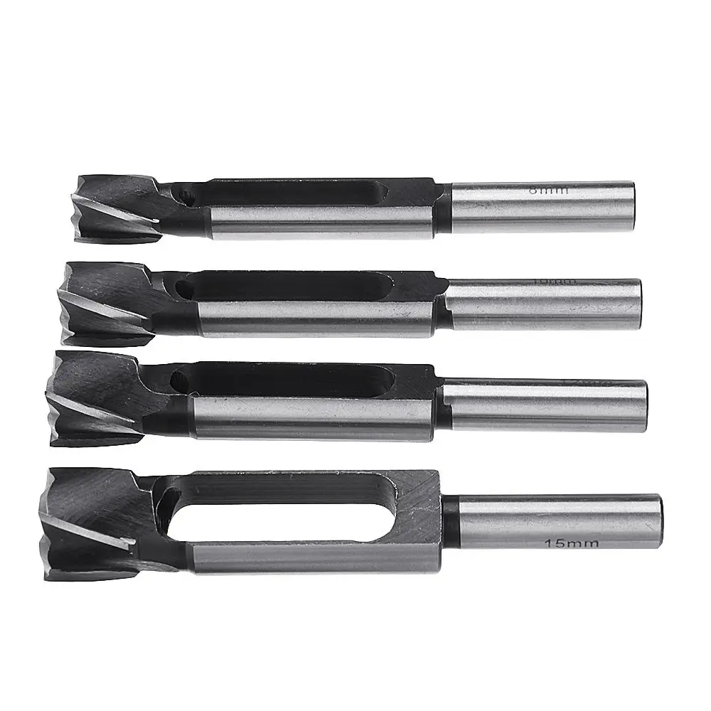 DANIU 8/10/12/15mm Tenon Dowel And Plug Drill 13mm Shank Tenon Maker Tapered Woodworking Cutter Dur