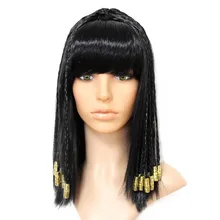 Черная Клеопатра украшение для волос древний Египетский костюм для волос аксессуары для Хэллоуина для женщин винтажные волосы королева косплей
