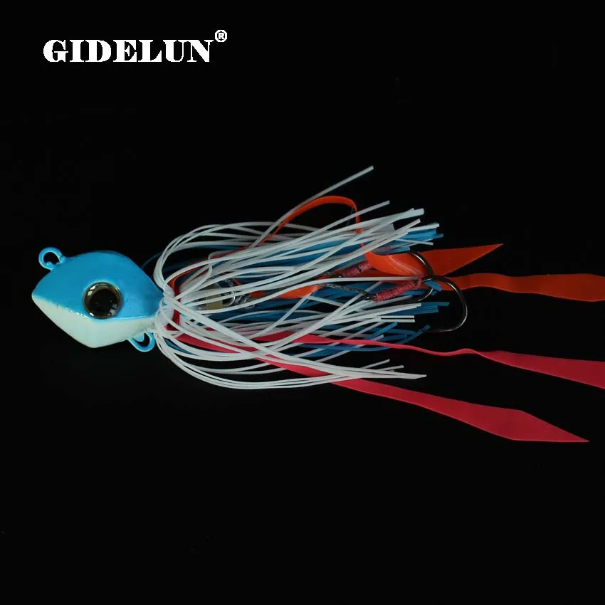 GIDELUN 40g/130g 4 шт./лот металлические приманки из свинца рыбы блесна; рыболовный воблер рыболовные юбки приманка в виде кальмара