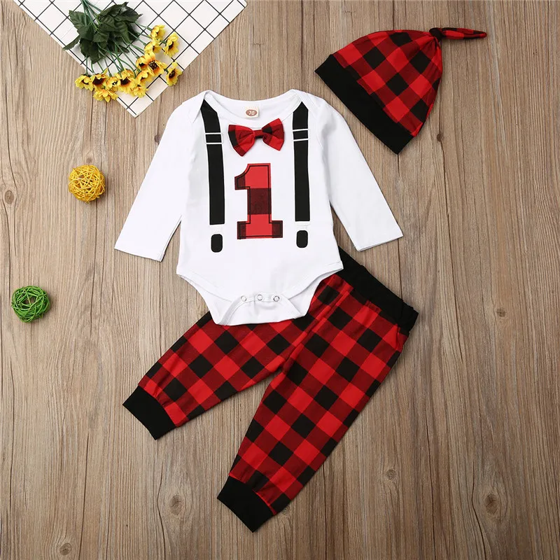 3PiecesBabyBoysXmasClothes2019MyFirstChristmasBabyBoys