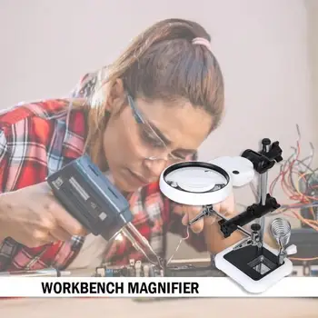 

Multi-functional Soldering Iron Repair Magnifier Desktop Magnifying Glass