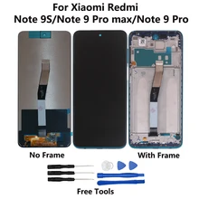 6.67 Polegada para xiaomi redmi nota 9 pro max/nota 9 pro display lcd de toque digitador da tela peças reparo para redmi nota 9s lcd