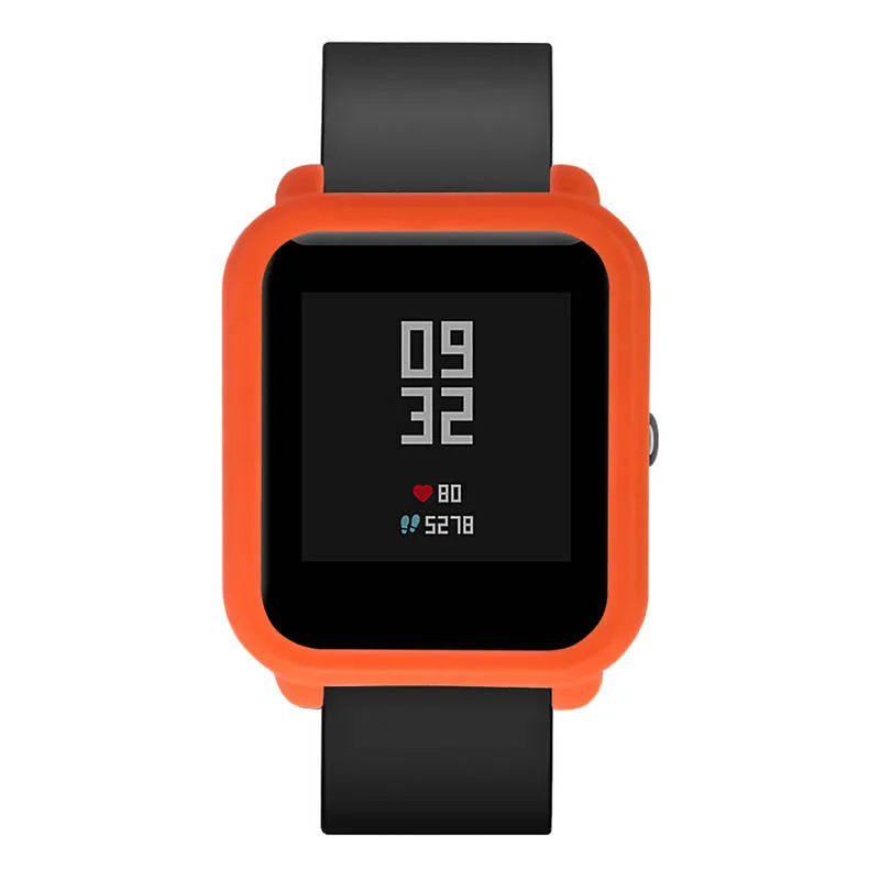 Soft TPU Protection Silicone Full Case Cover Cases for Huami Amazfit Bip Youth Watch B99 |