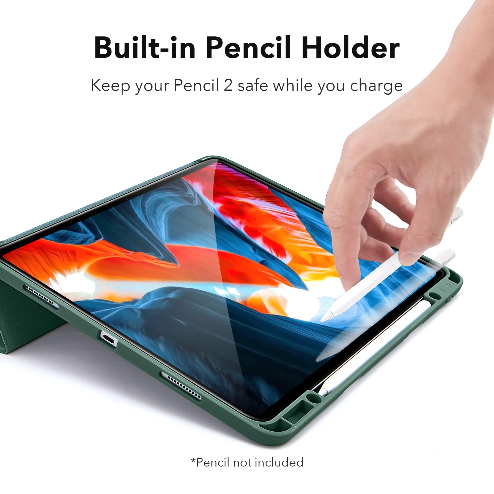 ESR for iPad Pro 11 Case 2021 Pencil Cases for iPad Air 5 4 iPad 9 8 7 Pro 12.9 Smart Cover for iPad Pro 2021 Pencil Case 2022