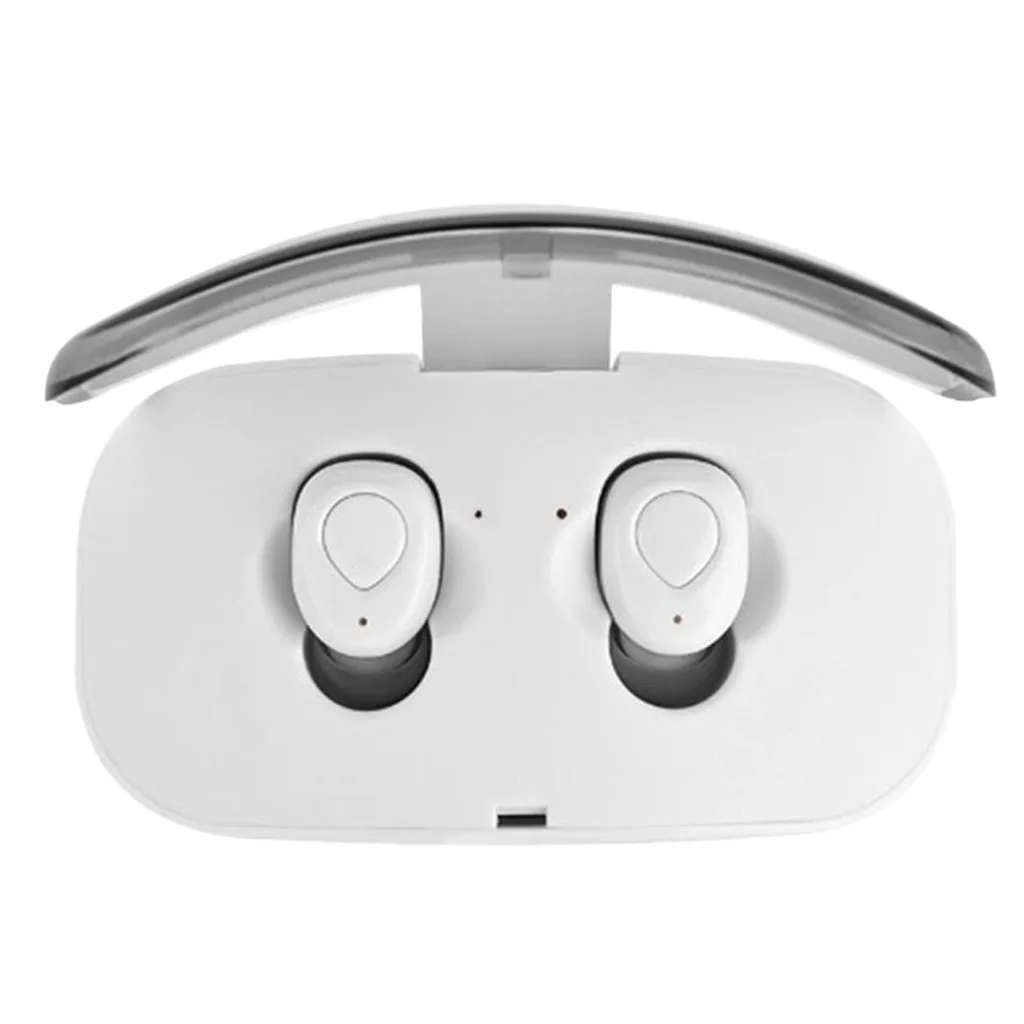 Мини Bluetooth V5.0 наушники стерео беспроводные наушники Встроенный микрофон наушники-вкладыши с зарядным устройством для мобильных телефонов