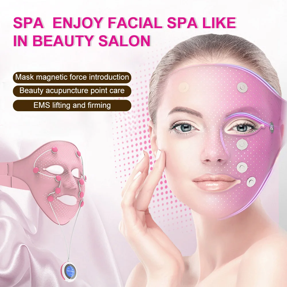 Massager da Beleza Face da Tampa Elétrica Vibração Rosto Completa Anti-rugas Face Levantamento Creme Absoption Instrumento Massageador Facial Ems 1 Creme Absoption Instrumento Massageador Facial