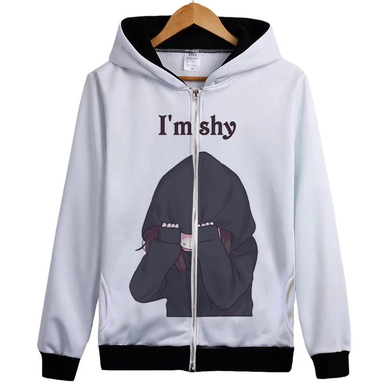 9 Menhera chan Hoody Japan Anime Menhera chan hoody coat Cute Expression Menhera-chan Lovely Funny Custom Cosplay hoody jacket - Цвет: 9