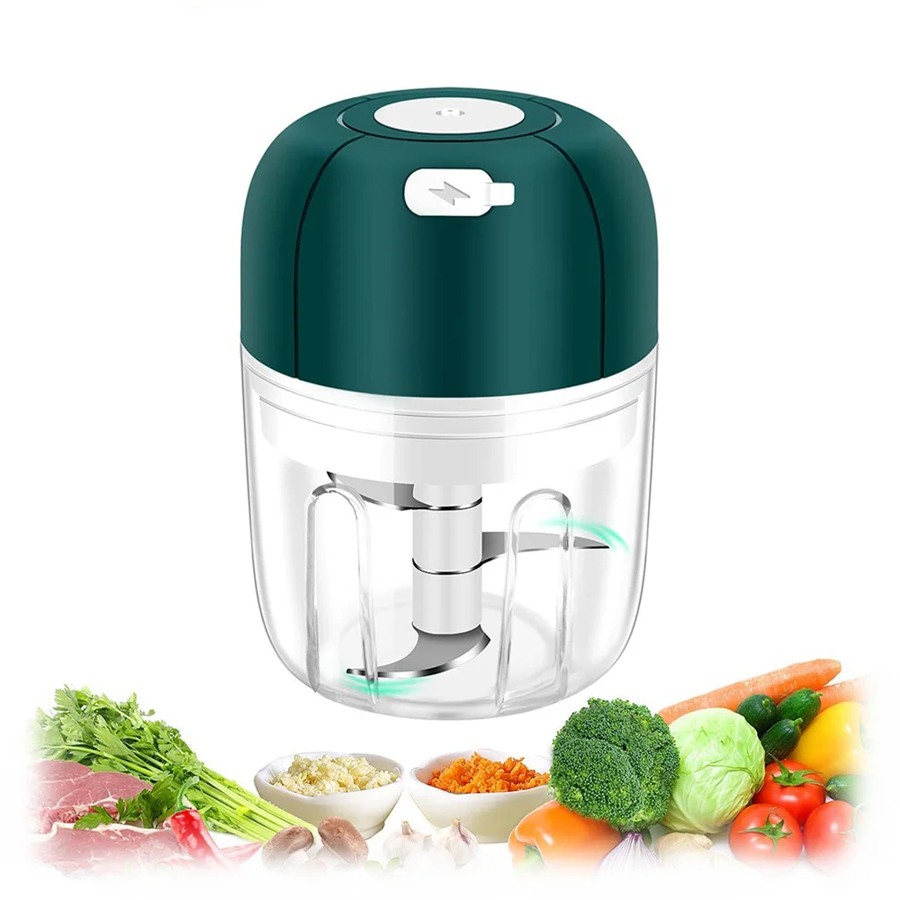 Electric Mini Blender Chili Spice Garlic Chopper Portable Meat Grinder