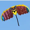 New High Quality 1.4m Pig Dual Line Parafoil Parachute Kites Sports Beach With Kite Handle and String Easy to Fly 1