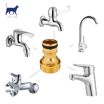 

Universal 3/4" Male Thread Tap Connector Agriculture Hose Adaptor Water Pipe Fitting Car Wash Faucet Quick Connector 1 Pcs