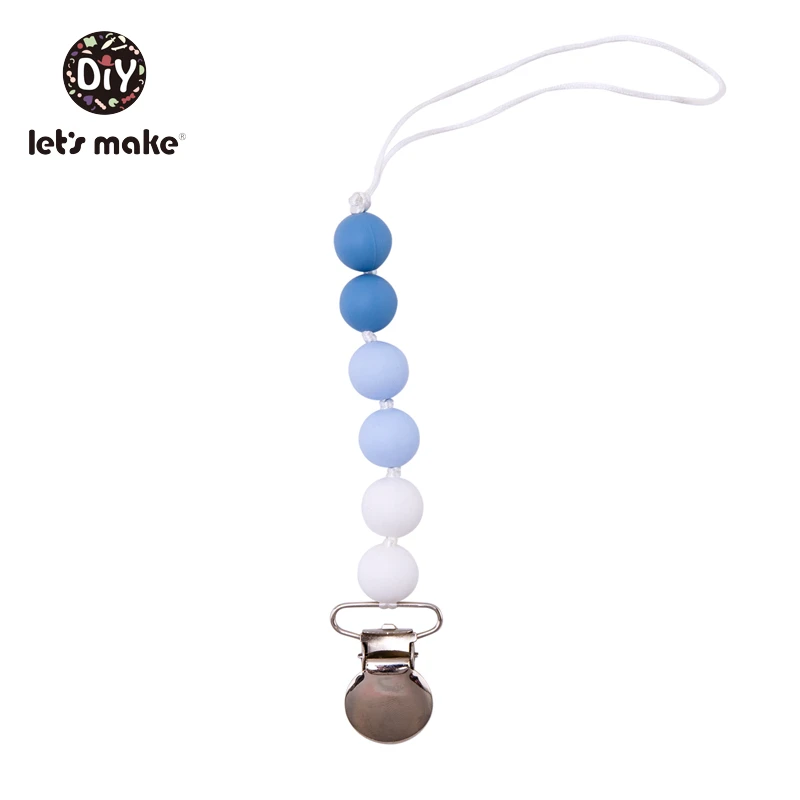 Pacifier Type 8 Давайте сделаем детские соски 1 шт Силиконовые Прорезыватели мультфильм животных соска для использования при прорезывании зубов держатель пищевой силиконовый соски клипы на цепи - Цвет: Pacifier Type 8