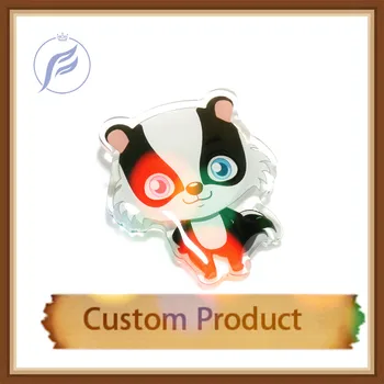 

FANGQINGMAO Customize Service Badges Acrylic Pin Badge Custom Brooch