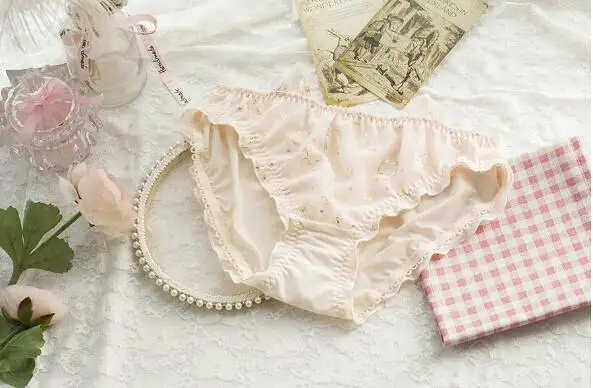 Новое поступление M L XL; ovely милые Лолиты Kawaii модные кролики заячьи ушки золотые трусики с принтом Нижнее белье короткое белье
