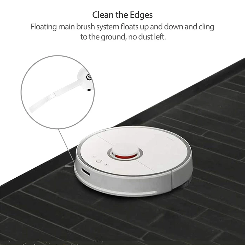 Аксессуары для робота пылесоса Xiaomi Mijia/Roborock набор из 3 фильтров Hepa 2 Основных Кисти
