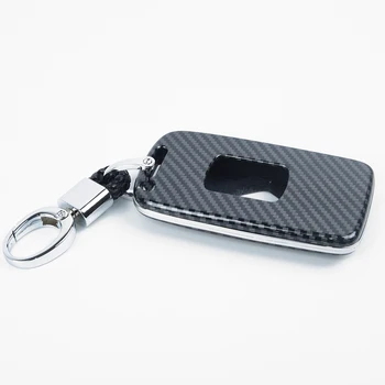 

Car Carbon Fiber Hard Key Cover Case Keychain For Renault Kadjar Megane Koleos