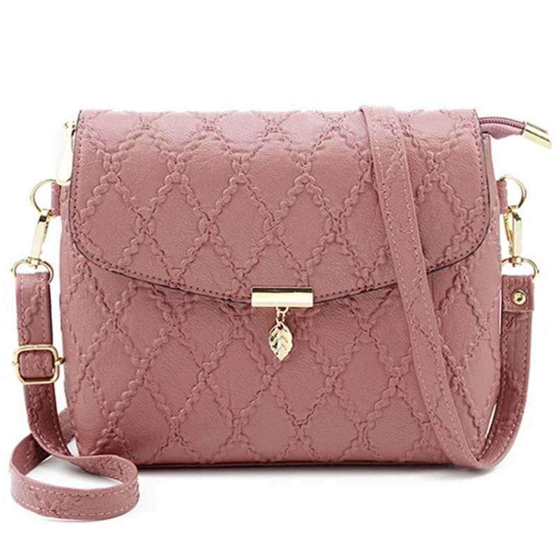 

Japanese and Korean Simple Ladies Leather Shoulder Mini Bag Messenger Bag Long Women's Clutch