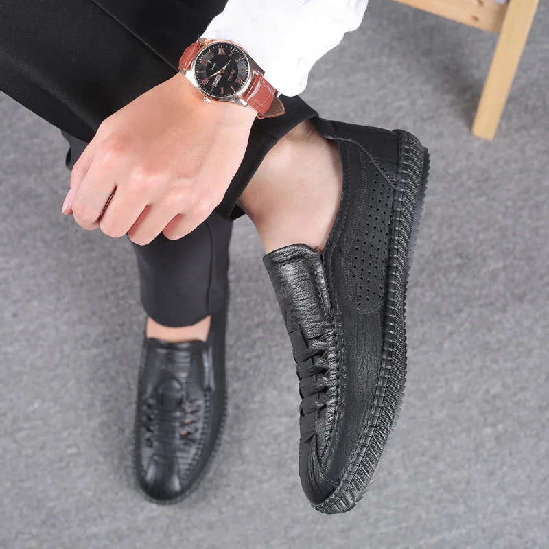 

2019 Autumn And Winter Classic Dad Shoes Comfortable Lightweight Wearable Business MEN'S SHOES Foot Covering Shoes Ultra-Soft