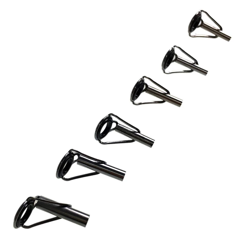 ABUO-30Pcs Набор для ремонта рыболовных кончики стержней 3,0-4,5 мм керамическое кольцо Сделай Сам набор глаз морская пресноводная Удочка восстановление морского спиннинга Касти