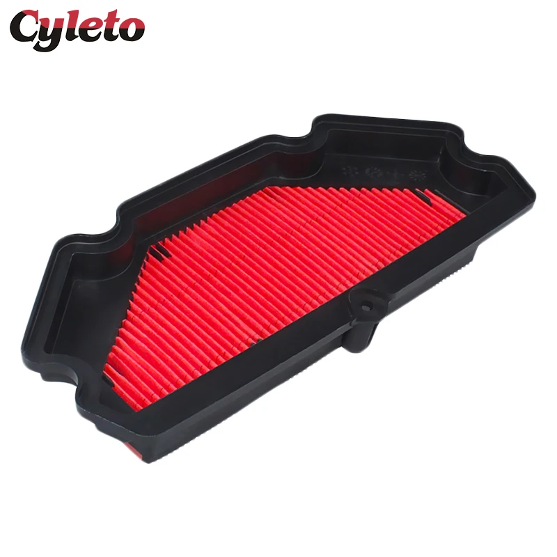 Cyleto Motorcycle Air Intake Filter Cleaner For Kawasaki Er6F Er 6F Er6N Er 6N Ex650 Ninja Ex 650 650R 2013 2014 2015 2016