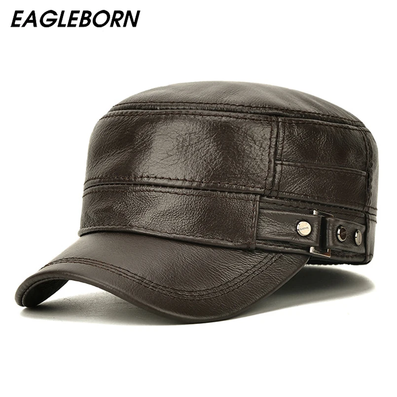 leather army hat