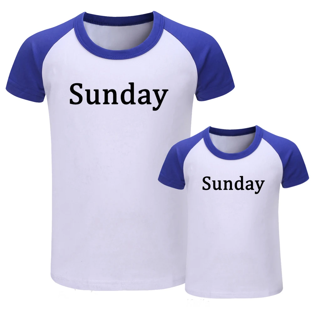 Enjoy Life Eat Sleep Game/комплект одинаковой одежды для всей семьи с надписью «OKAY Sunday» футболка с короткими рукавами для папы и сына, топы с принтом для мужчин и мальчиков, подарок - Цвет: JdRCBL2129D
