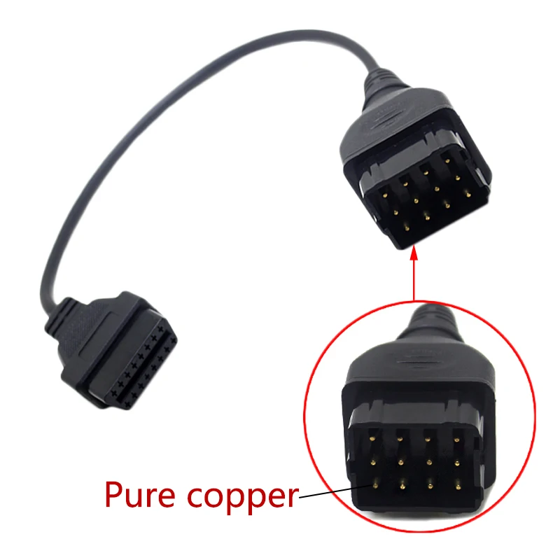 OBD2 грузовой Диагностический кабель для ГАЗ 12-контактный OBD 2 16-контактный