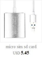 Micro sim sd кардридер usb 3,0 кардридер мини 5 Гбит/с супер скорость USB 3,0 Micro SD/SDXC TF кардридер адаптер