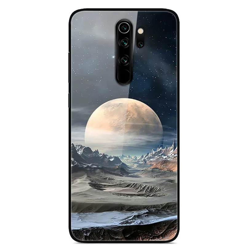 1 Для Xiaomi Redmi Note 8 Pro Чехол из закаленного стекла жесткий чехол для телефона для Xiaomi Redmi Note 8Pro задняя крышка Redmi Note8 Pro Fundas - Цвет: 1
