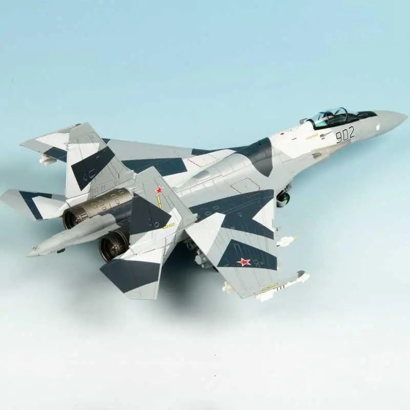 Хобби мастер Ограниченная серия Sukhoi Su-35S Flanker-E ВВС России черный 902 Жуковский MAKS-2009 Airshow 1/72 литая под давлением модель самолета