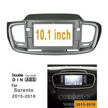 Auto Radio estéreo DVD para Panel de salpicadero de Kit de marco ajustable de 10,1 pulgadas para KIA Sorento 2015-2018 reposición para Panel de salpicadero