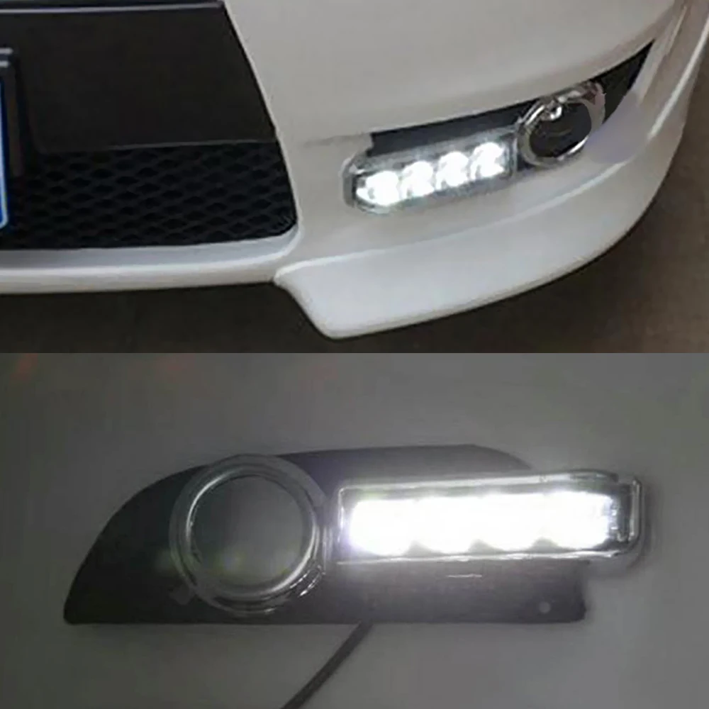 Автомобильные мигающие дневные ходовые огни для Mitsubishi Lancer EX 2009 2010 2011 2012 2013 2014