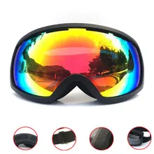 

Ski Snowboard Snow Goggles For Men And Women Uv Protection With Double Anti-fog Lens Windproof Goggles