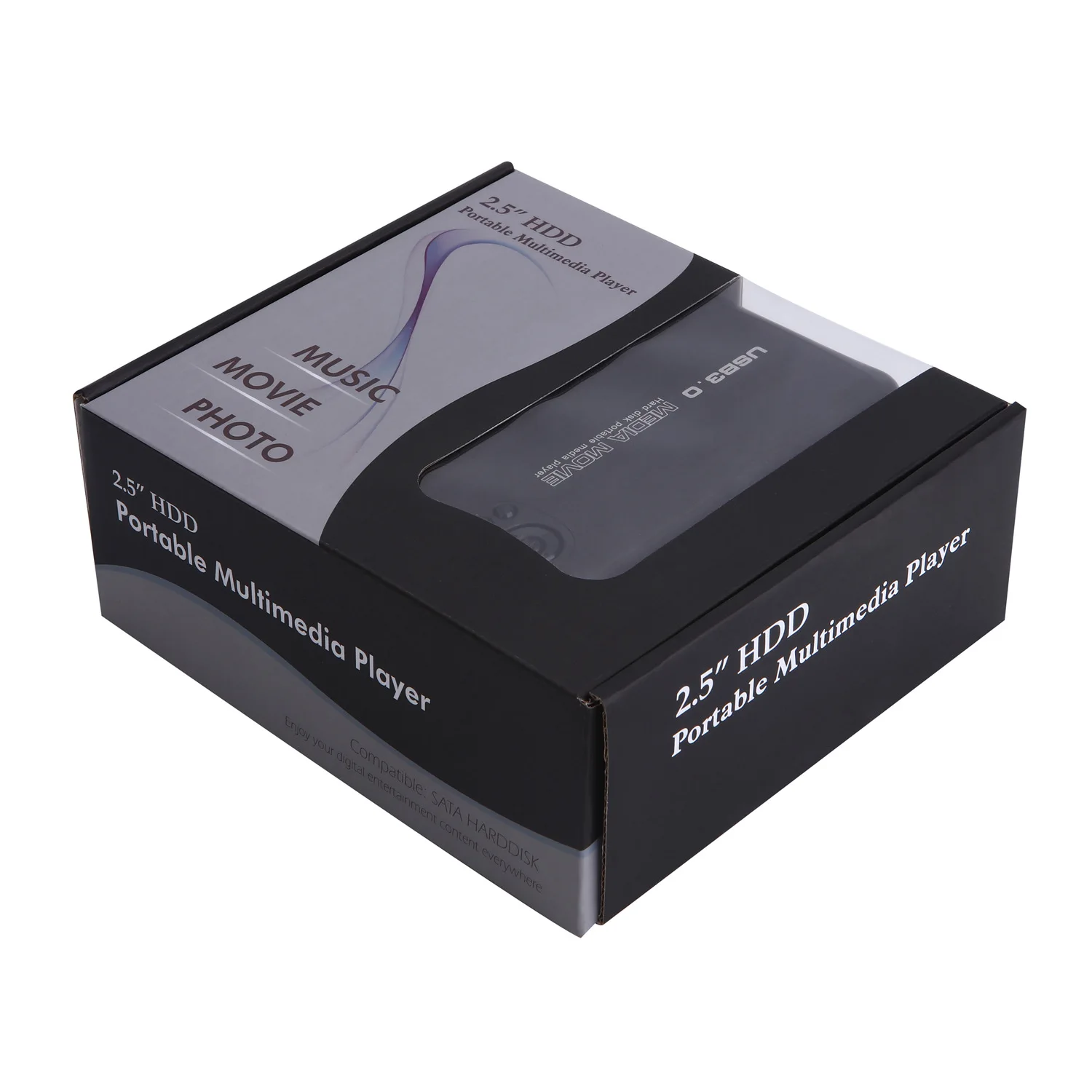 

Wholesale Hard Drive HD Video Player Support USB Drive SD Card Built-in Hard Drive USB3.0 HDMI Output